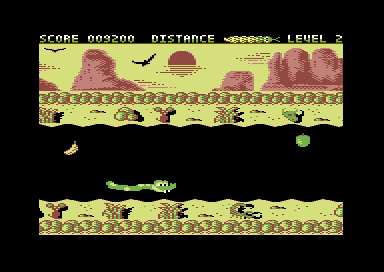 Snake vs Bomb 2 Commodore 64 game screenshot